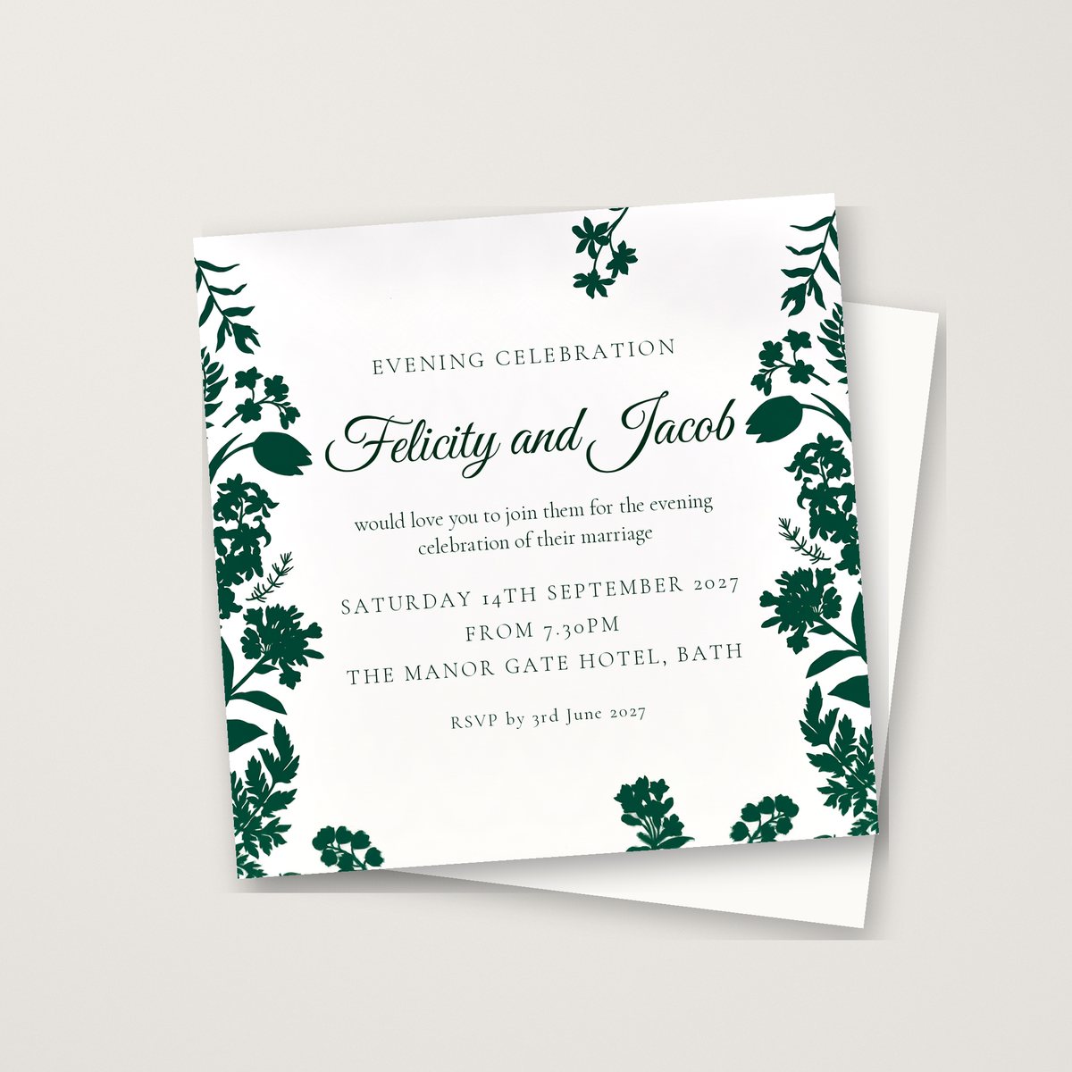 Wild Forest Evening Invitation