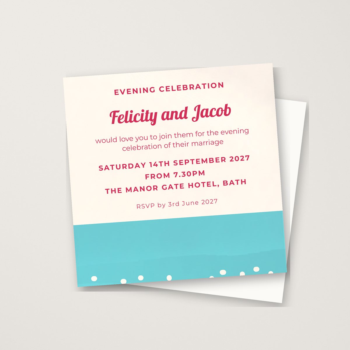 Good Times Evening Invitation