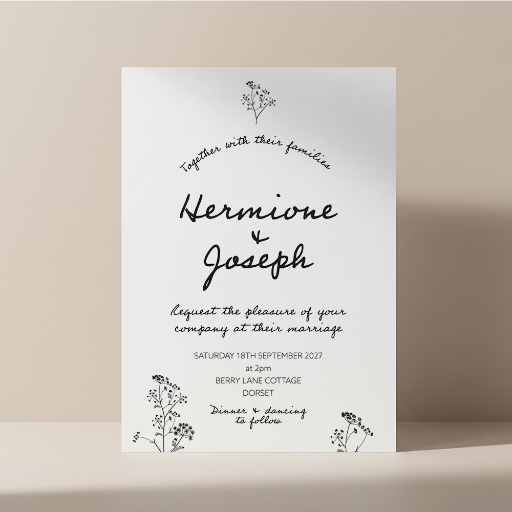 Rustic Love invitation