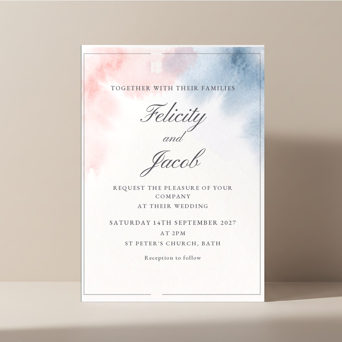 Colour Me invitation
