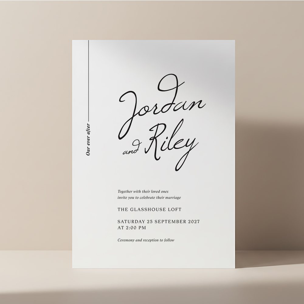 Ever After invitation