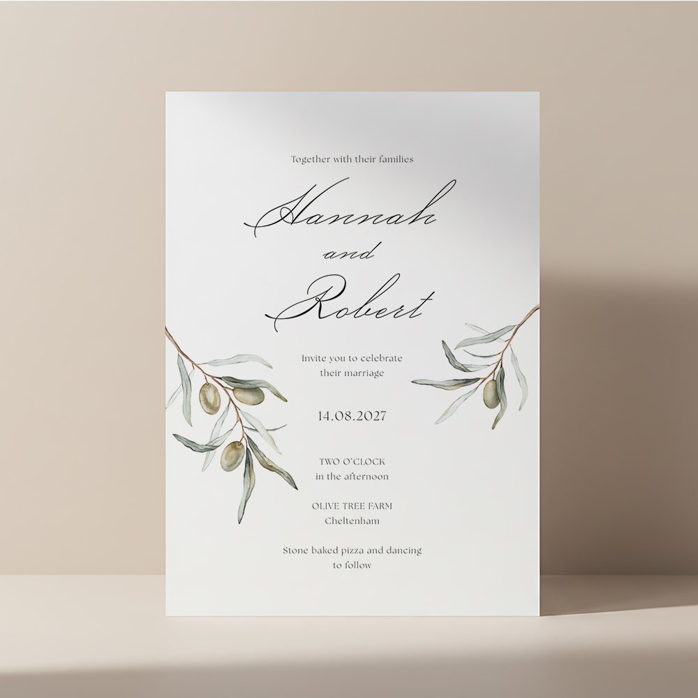 Olive Garden invitation