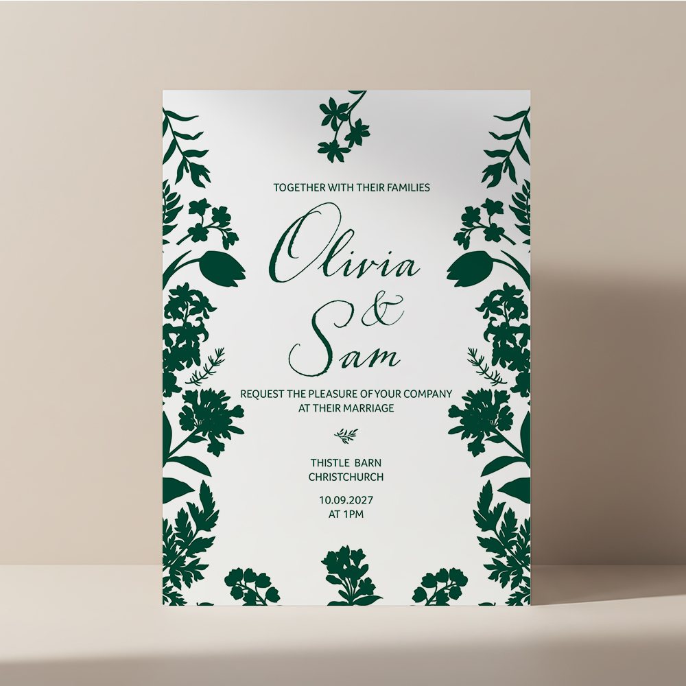 Wild Forest invitation