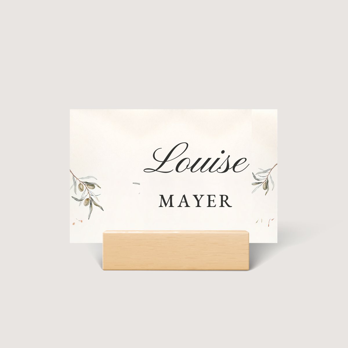 Olive Garden Place Card