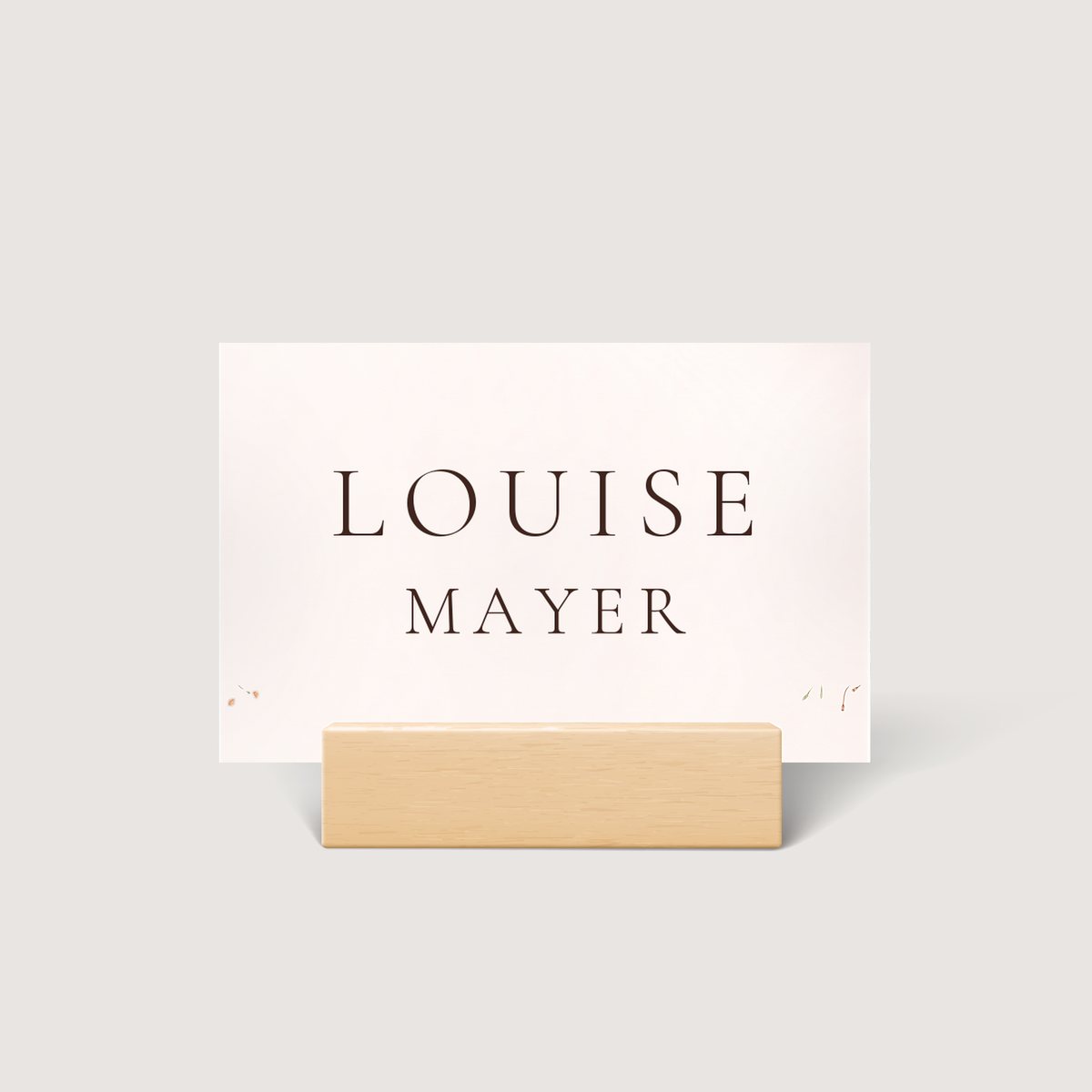 Wild Flower Garden Place Card