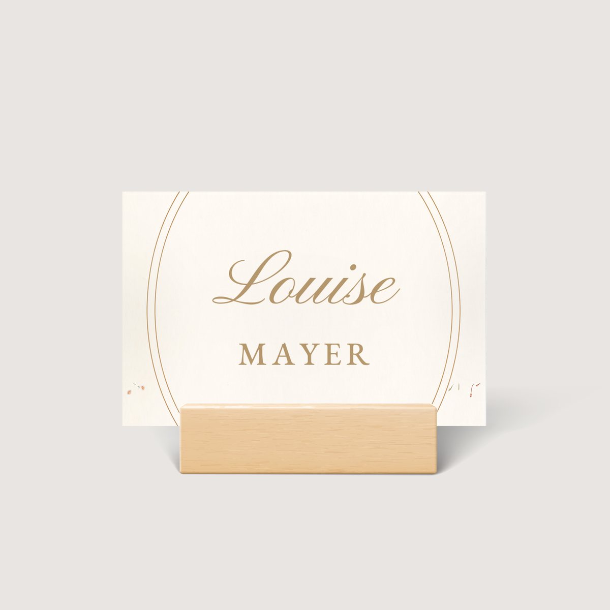The Belvoir Place Card