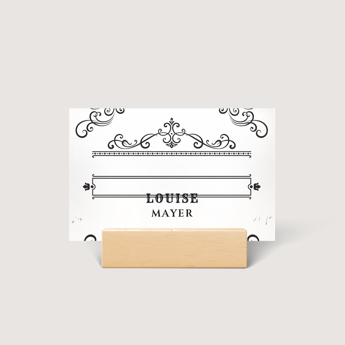 Vintage Royal Place Card
