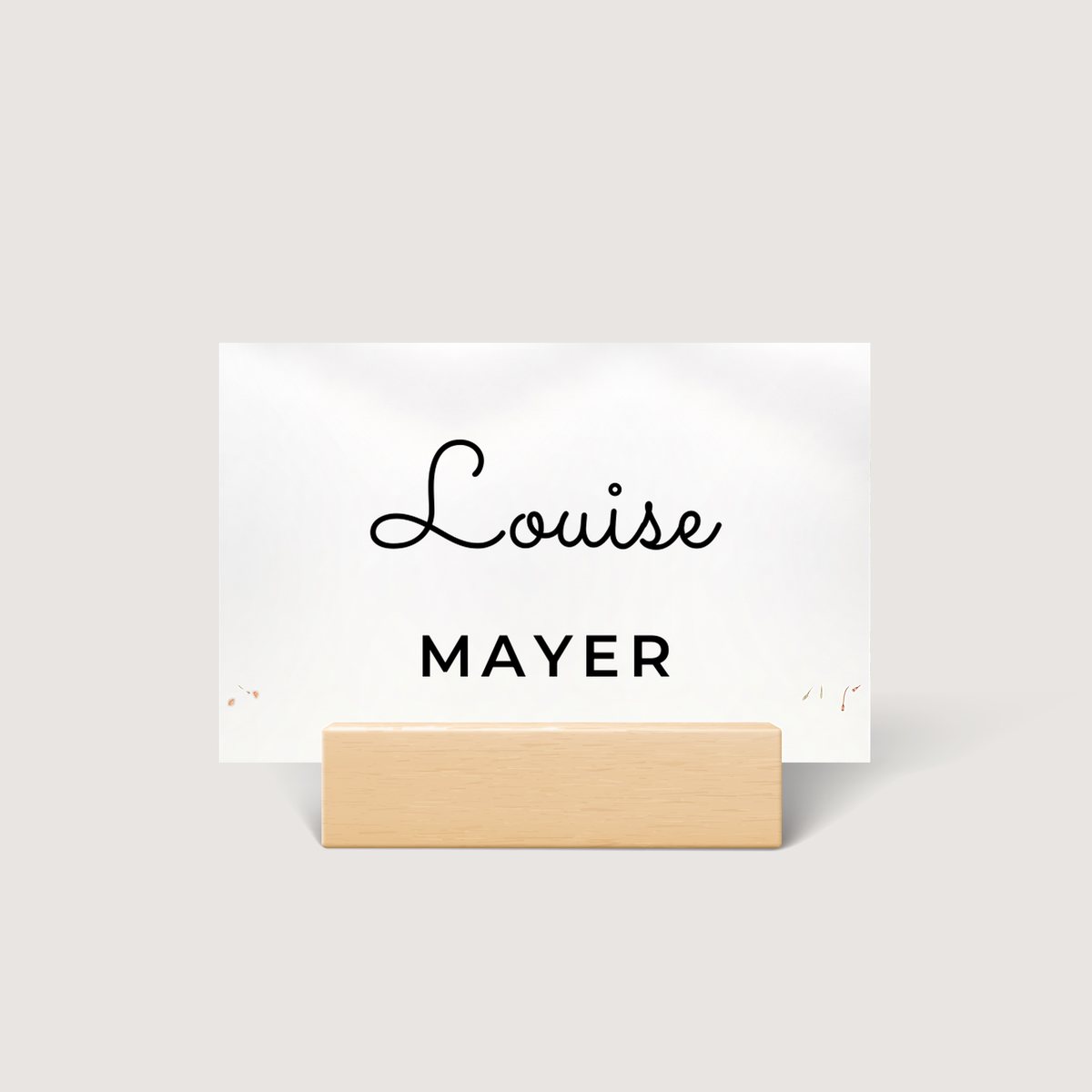 Flow Place Card