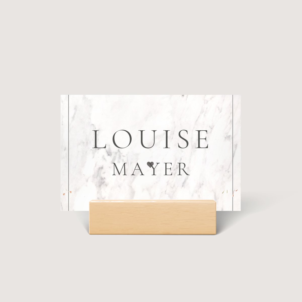 Simply Marble Place Card