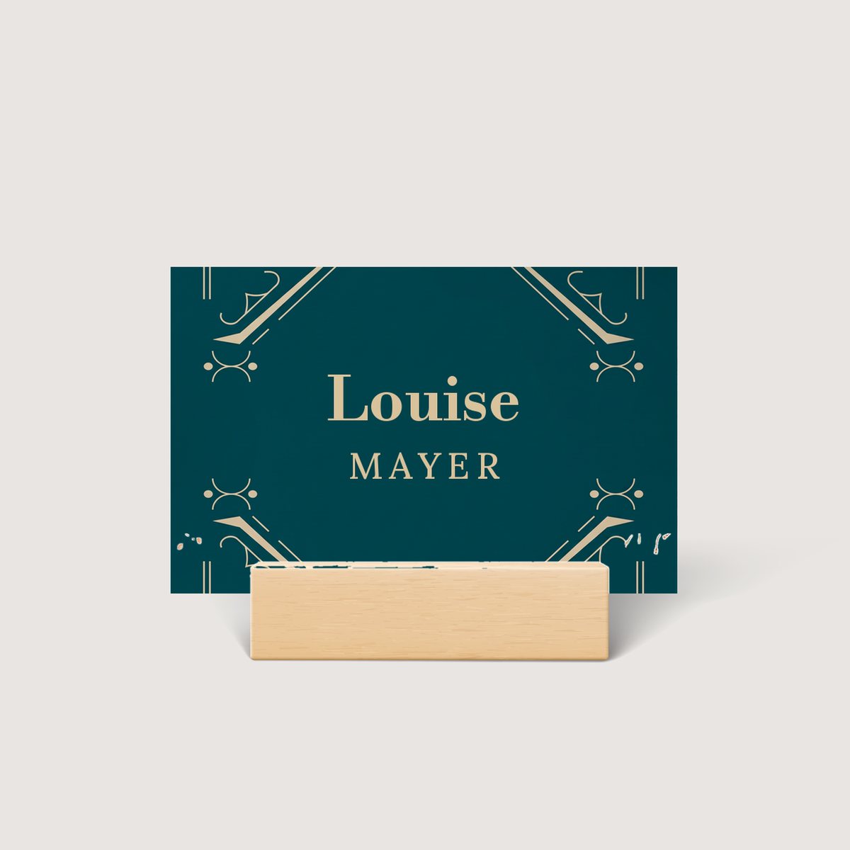 Fancy Deco Place Card