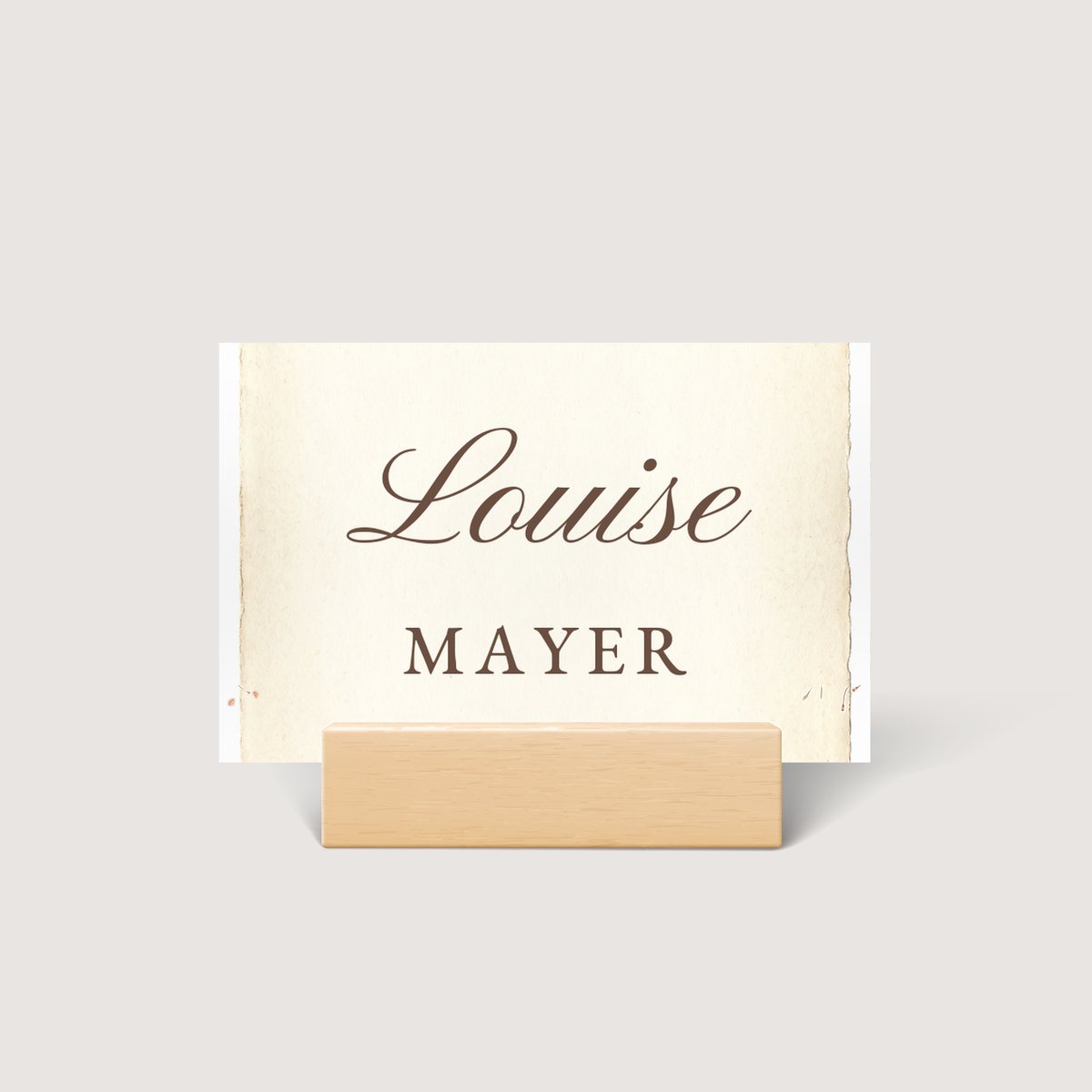 Lace Blooms Place Card