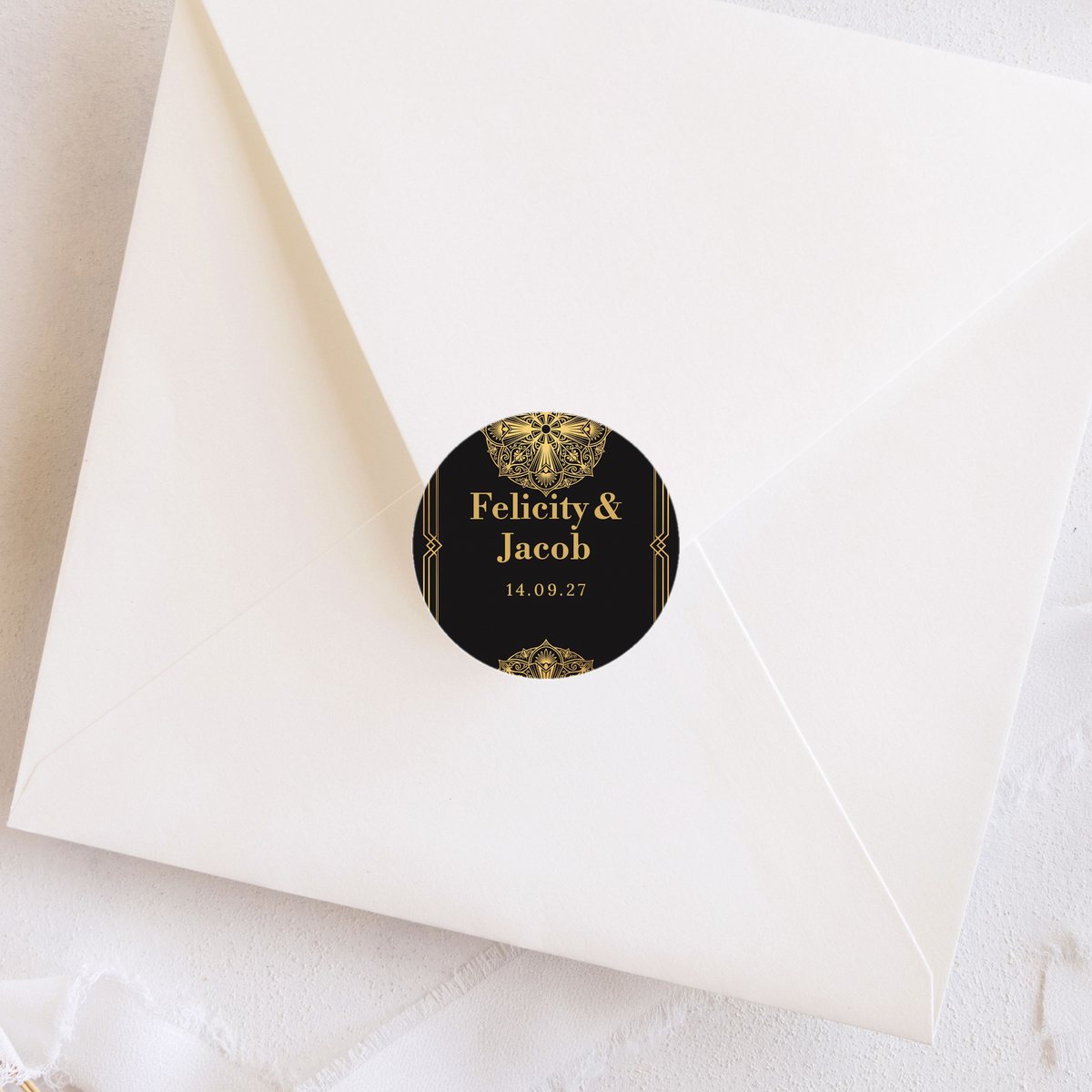Gatsby Roundel 40mm Round Stickers