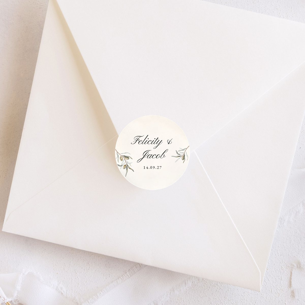 Olive Garden 40mm Round Stickers