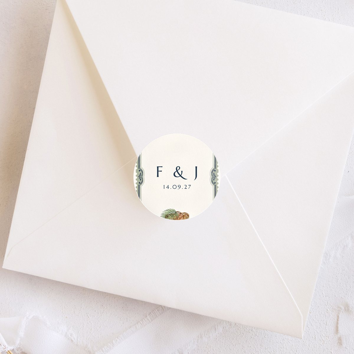 Pack Your Bags 40mm Round Stickers