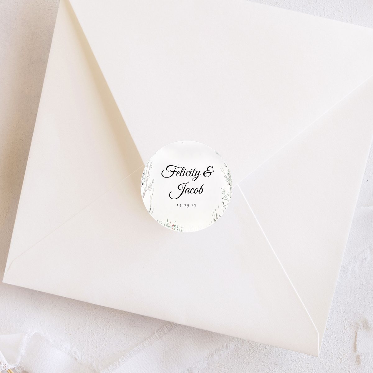 Naturally Beautiful 40mm Round Stickers