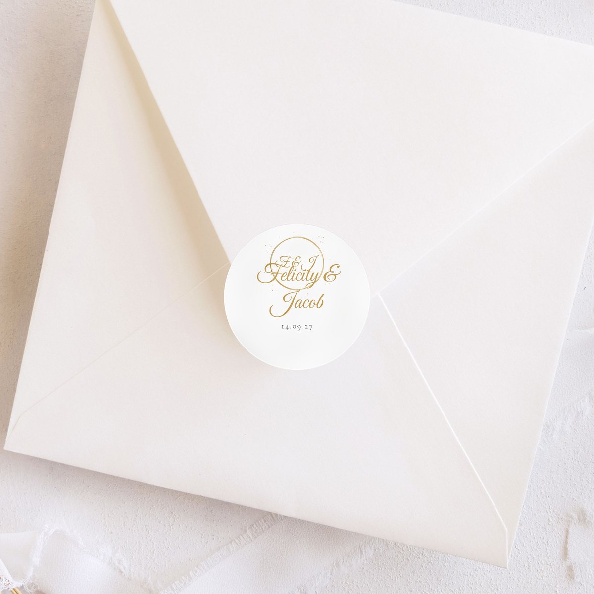Circle of Love 40mm Round Stickers