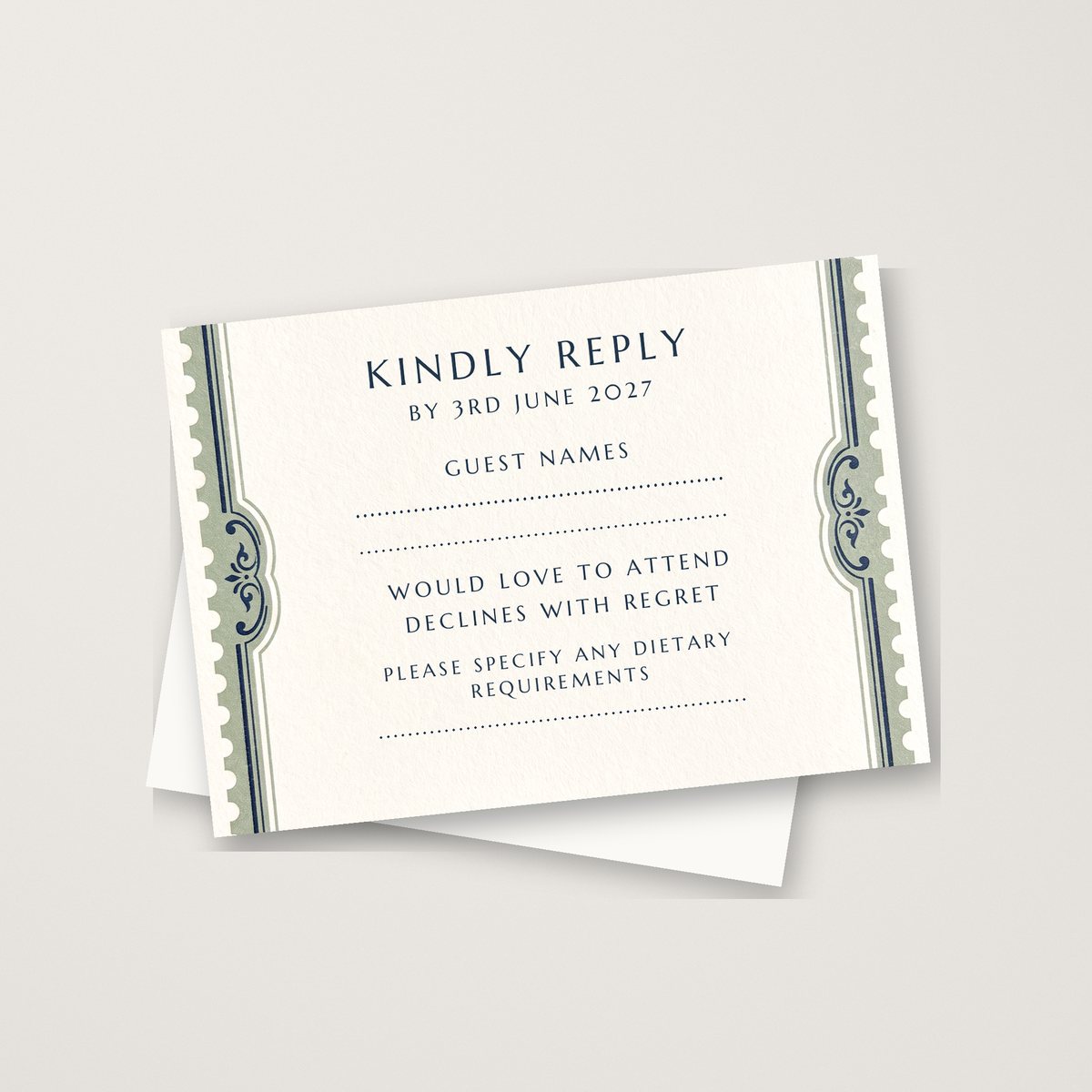 Pack Your Bags RSVP Card