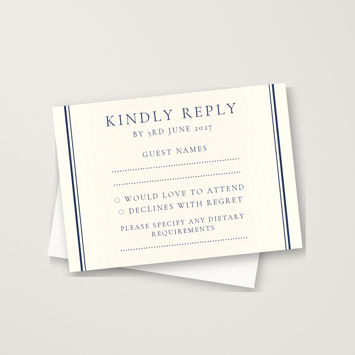 All the Curves RSVP Card