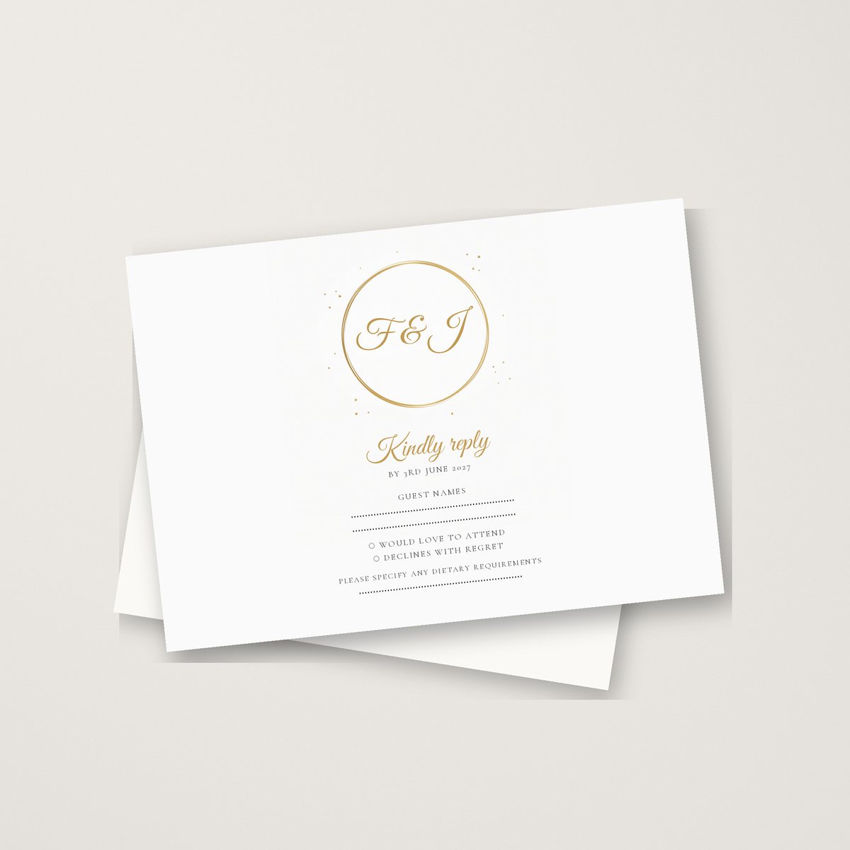 Circle of Love RSVP Card