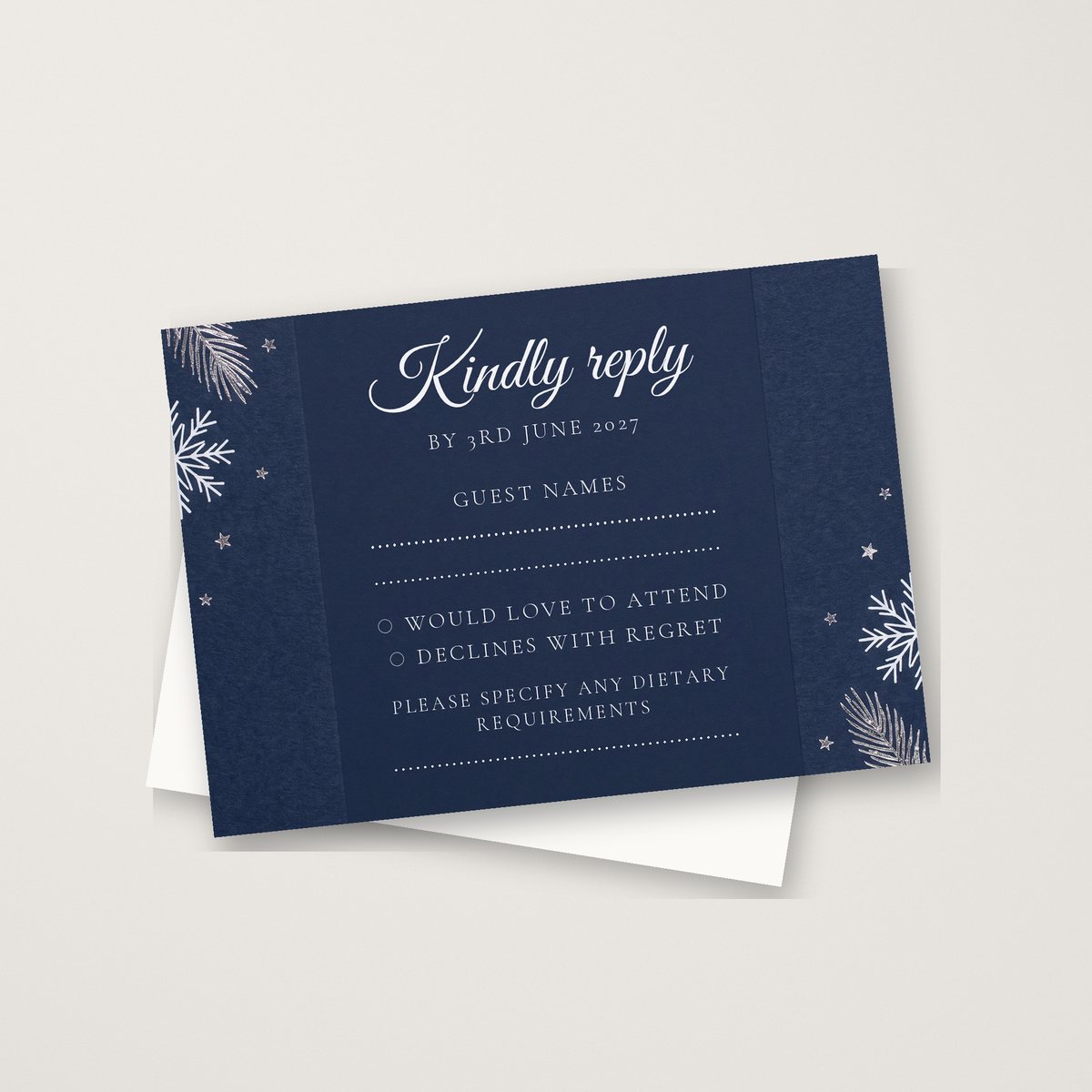 Winter Wedding RSVP