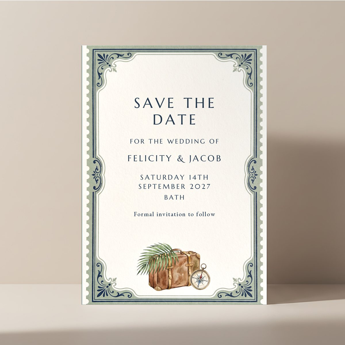 Pack Your Bags Save the Date