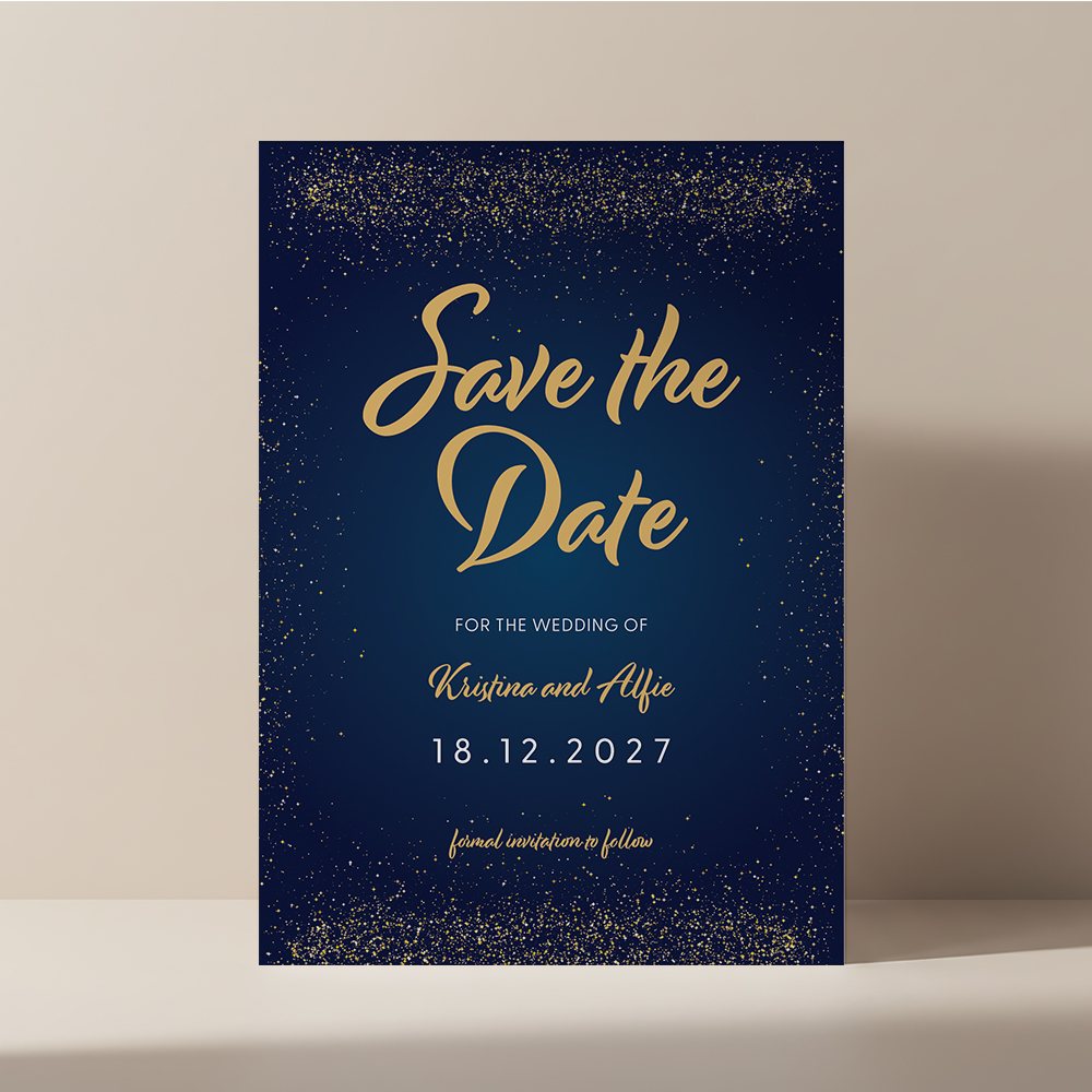 A Sprinkle of Sparkle Save the Date