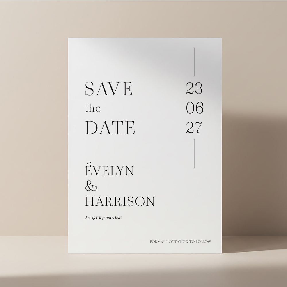 Evelyn Serif Save the Date