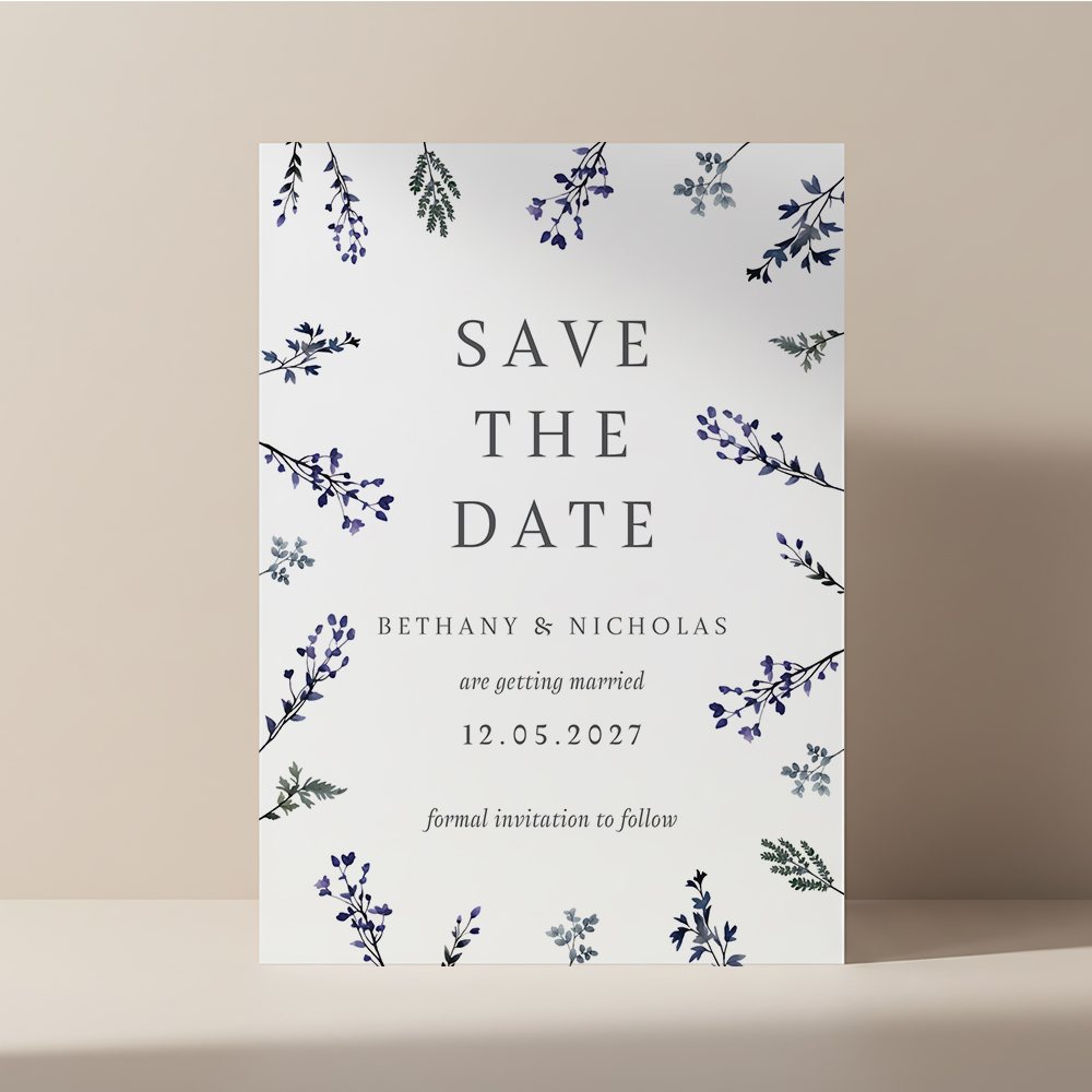 Petals and Twigs Save the Date