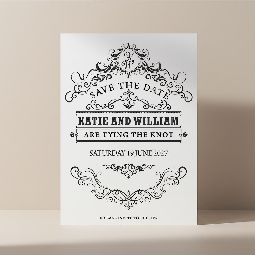 Vintage Royal Save the Date