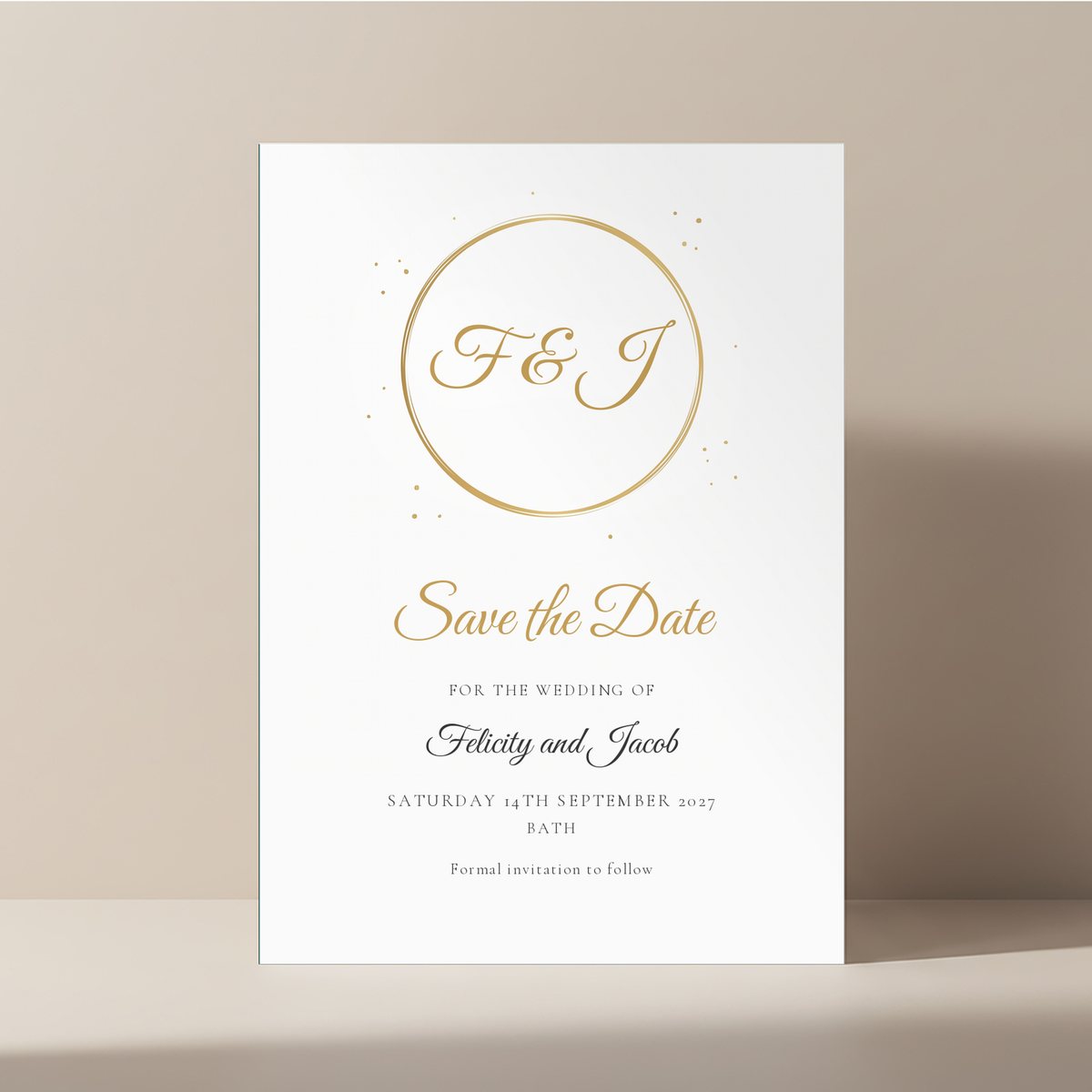 Circle of Love Save the Date