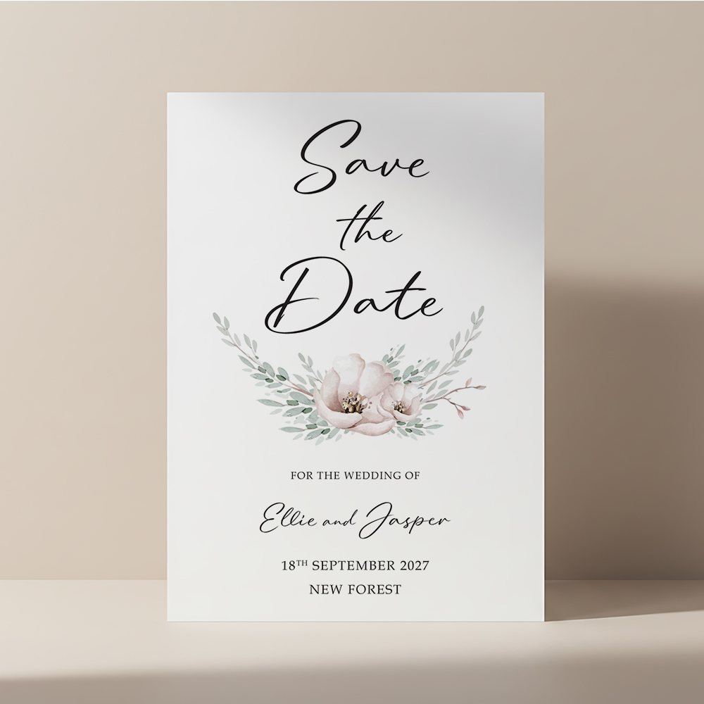 Naturally Beautiful Save the Date