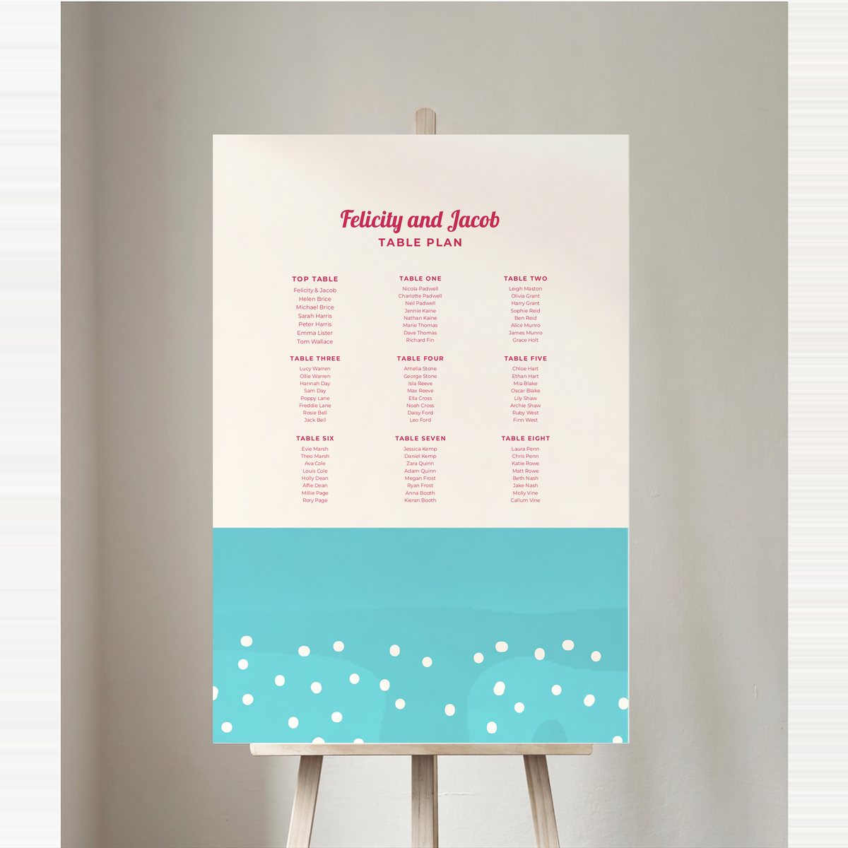 Good Times Table Plan
