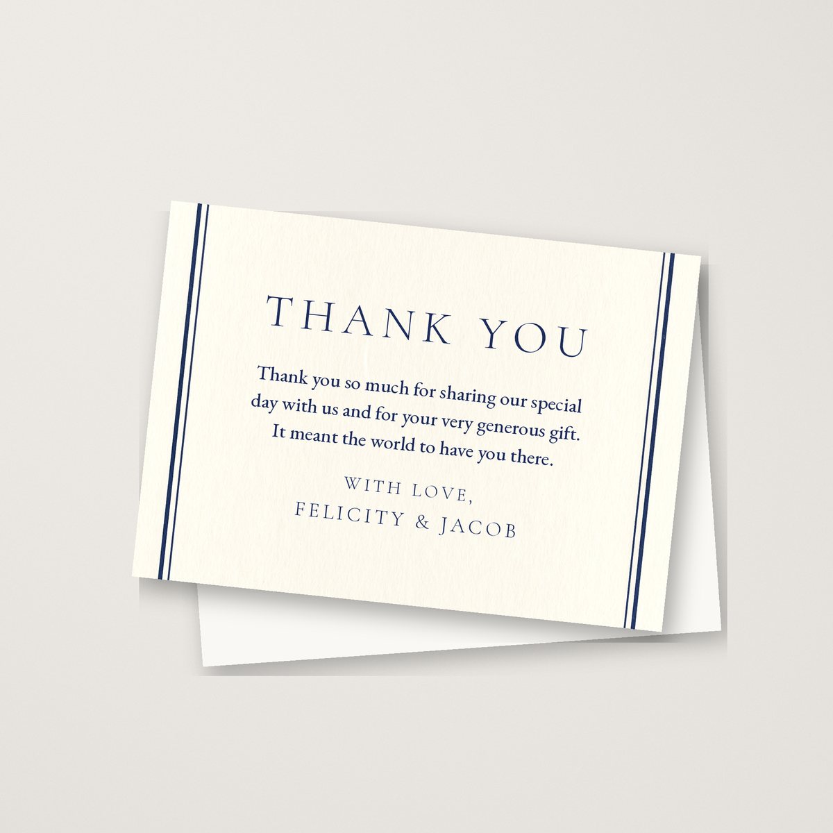 All the Curves Thank You Card
