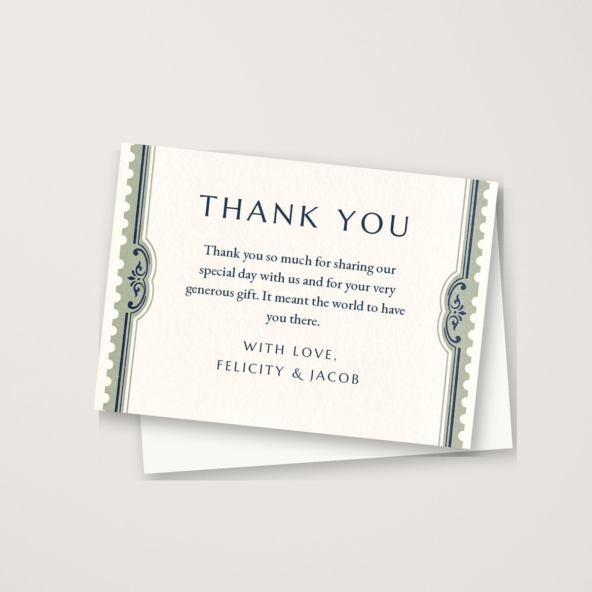 Pack Your Bags Thank You Card