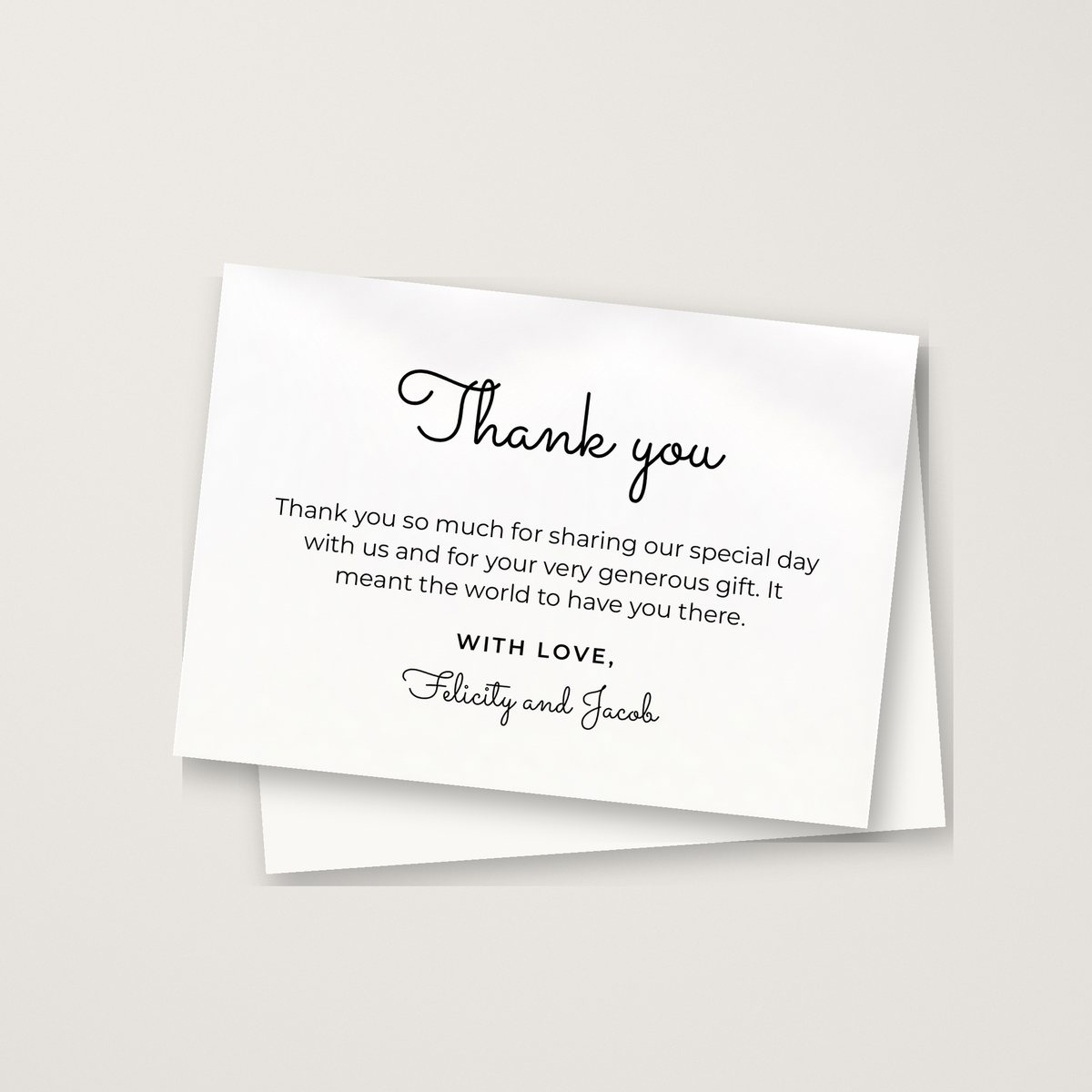 Flow Thank You Card