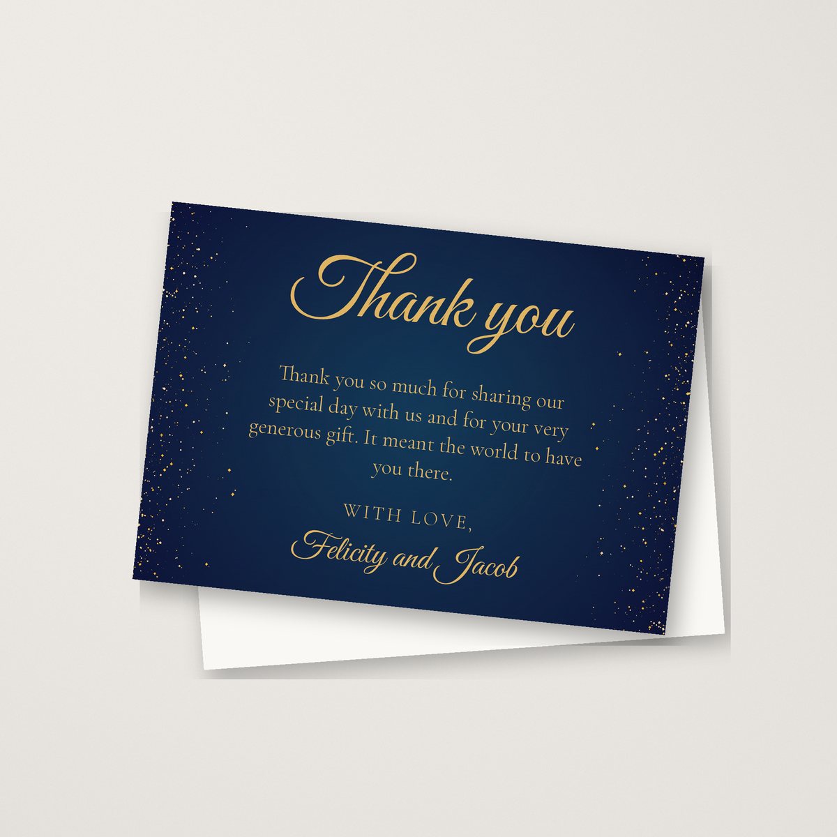 A Sprinkle of Sparkle Thank You Card