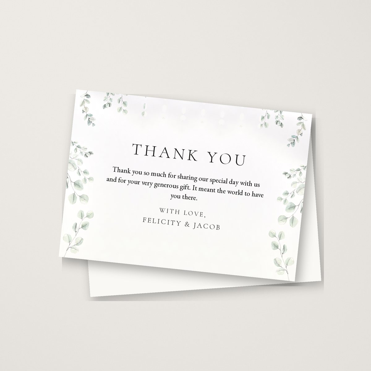 Eucalyptus Dream Thank You Card