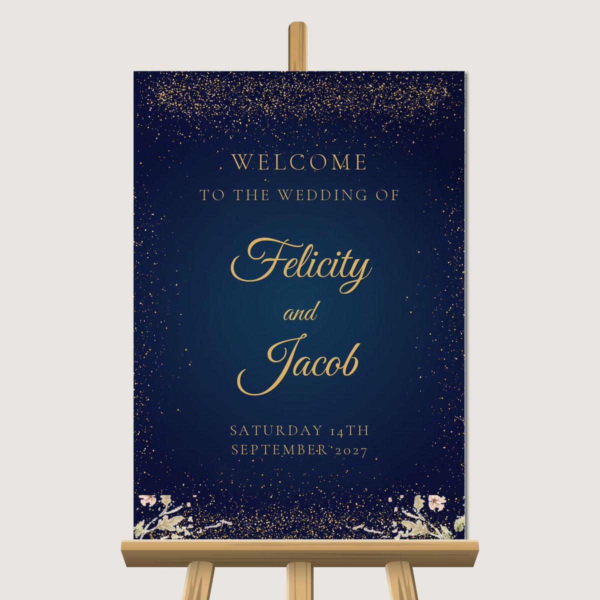 A Sprinkle of Sparkle Welcome Sign