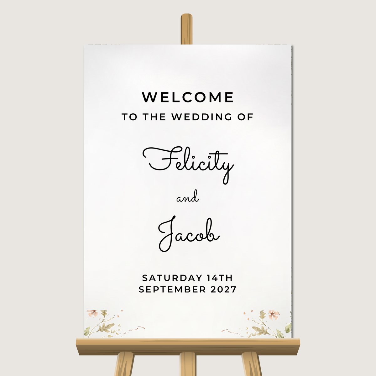 Flow Welcome Sign