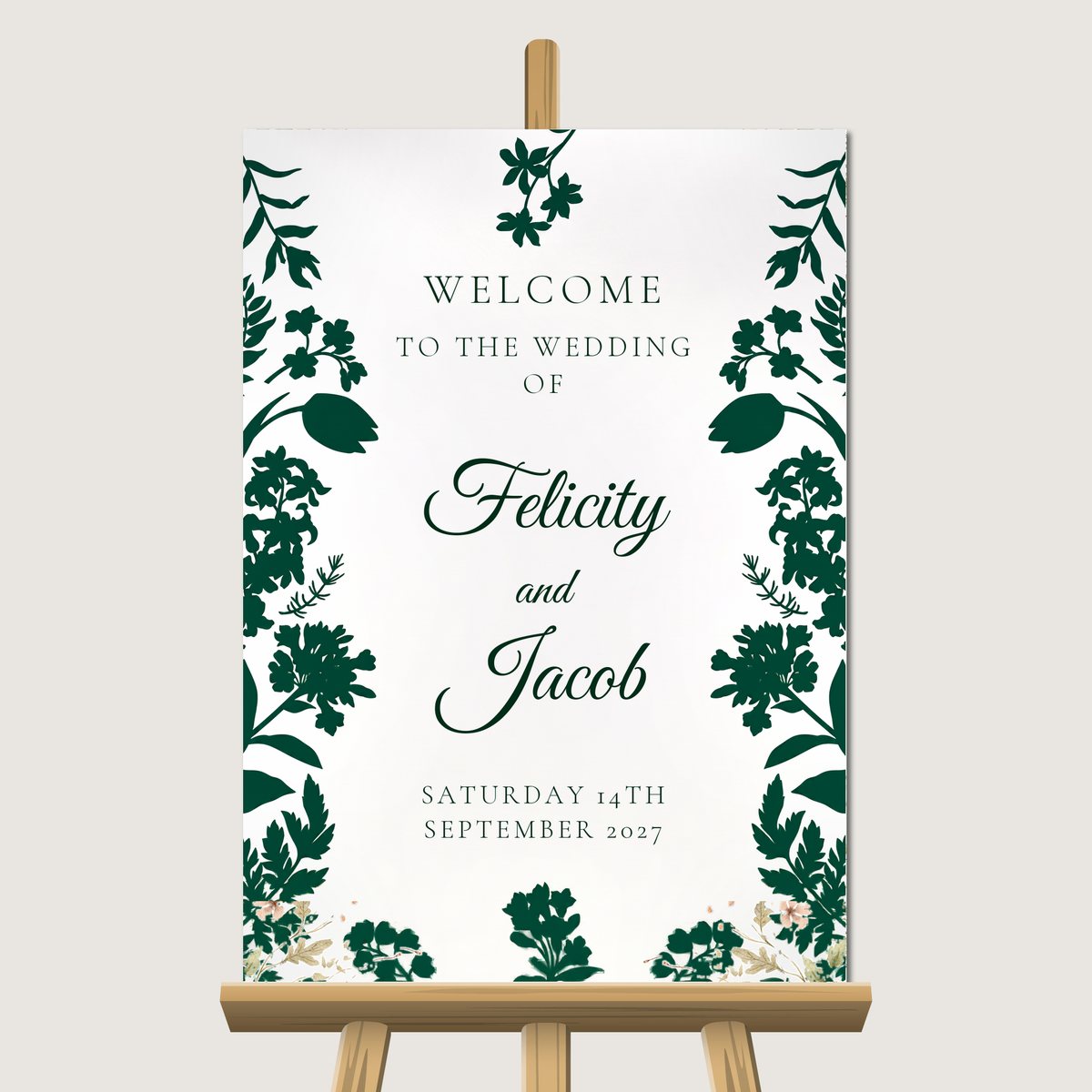 Wild Forest Welcome Sign